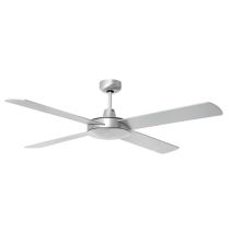 TEMPEST 52″ Ceiling Fan Brilliant Brushed aluminium No Light 99983/18