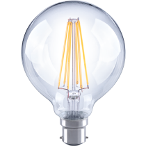 CROMPTON LED 7W G95 SPHERICAL FILAMENT B22 2700K GLOBE NON DIMMABLE