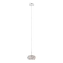 Corliano 5W LED Pendant Chrome & Crystal / White - 203426