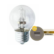 FANCY ROUND 18W ES CLEAR HALOGEN HALOGEN LUS30204