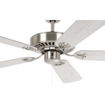 Waikiki 52" AC Ceiling Fan Satin Nickel with Oak Blades 20518108