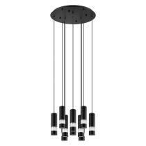 BERNABETA PENDANT LIGHT 10X5W LED 4000K BLK ROUND  205311