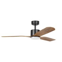  ILUKA 52 DC FAN 18W LED TRI-COL BLK/WOOD    20537815