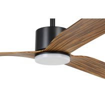  ILUKA 60 DC FAN 18W LED TRI-COL BLK/WOOD  20538115