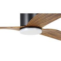  ILUKA 60 DC FAN 18W LED TRI-COL BLK/WOOD HUGGE  20538515