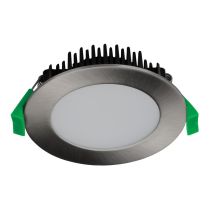 Tek 13 Watt Dimmable Round LED Downlight Satin Chrome / Tri Colour - 20445	