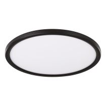 Romeo 36W LED 400mm Super Slimline Dimmable Oyster Black/ Tri-Colour 206353