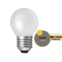 FANCY ROUND 28W ES PEARL HALOGEN LUS30207