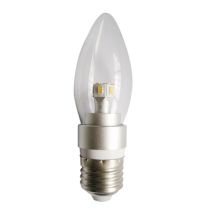 CLA LIGHTING 4W Candle Dimmable LED GLOBE CLEAR SES WW 3000K CAN3D