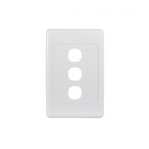 Cougar Blank Switch Plate Vertical 3 Gang (COSWPV3G) GSM