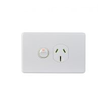 Puma Power Point Switched 1 Gang 15A 250V (PUPP151G) GSM