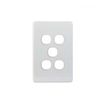 Puma Switch Plate Vertical 5 Gang (PUSWPV5G) GSM