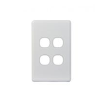 Cheetah Switch Plate Vertical 4 Gang (CHSWPV4G) GSM