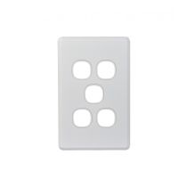 Cheetah Switch Plate Vertical 5 Gang (CHSWPV5G) GSM