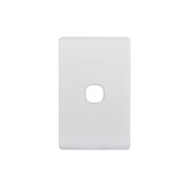 Leopard Switch Plate Vertical 1 Gang (LESWPV1GWHT) White GSM