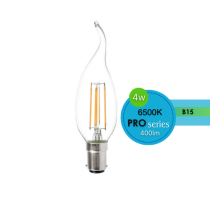 CANDLE CLEAR 4W B15 DIMMABLE 6500K FLAME LUS20253