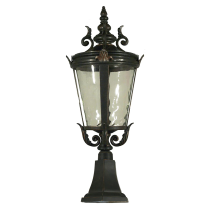 Albany Medium Pillar Mount Antique Bronze- 1000028