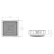 371017, Parking King Canopy Light, Energetic Lighting