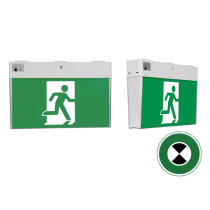 Vieway G2 Exit Sign 1.2W 24m Viewing Distance Maintained LiFePO4 - 393006