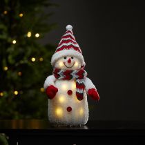 XMAS JOYLIGHT SNOWMAN DEC RED 380MM  411221