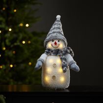 XMAS JOYLIGHT SNOWMAN DEC GRY 380MM 411222