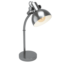 Lubenham 1 Industrial Adjustable Desk Lamp Antique Nickel 43171N