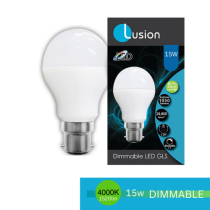 GLS LED 240V 15W B22 OPAL 4000K DIMMABLE LUS20433