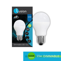 GLS LED 240V 15W E27 OPAL 6500K DIMMABLE LUS20434