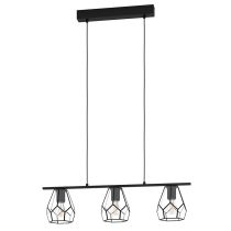 Mardyke 3 Light Pendant Black 43644