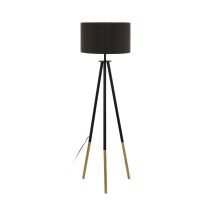 Bidford 1 Light Floor Lamp Brown - 49148N