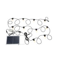 FESTOON 2 SOLAR KIT 10XE27 12V 2700K BLACK 205891N