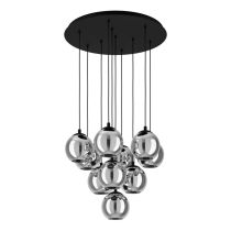 ARISCANI PENDANT LIGHT 10X40W E27 BLK/BLK TR 98654