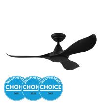 Noosa 46" DC Ceiling Fan Matt Black No Light 204795