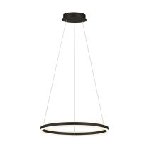 Tonarella 1 Ring 78W LED Pendant Black / Warm White 205026