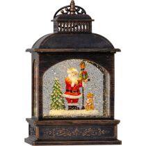 XMAS VINTER SANTA LANTERN BRZ 411233