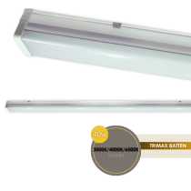 LUSION 40W LED BATTEN 4000K ALUMINIUM LUS60540