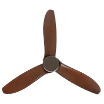 Torquay 56" 20W Dimmable LED DC Ceiling Fan Oil Rubbed Bronze With Koa Blade / Tri-Colour 20523112