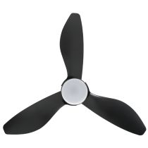 Torquay 48" 20W Dimmable LED DC Ceiling Fan Matt Black / Tri-Colour 20522802