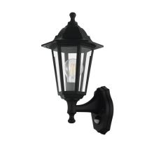 DUANERA EXT W/L 1X28W E27 BLK W/SENS 33777N