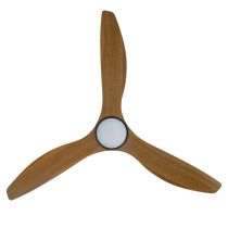 Surf 60" DC Ceiling Fan Matt Black with Burmese Teak Blade 20550117