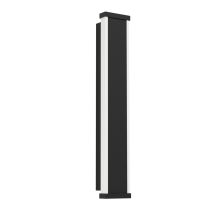 NEVIANO Outdoor Wall Light Black LED TRI-COL IP44 380MM 206167