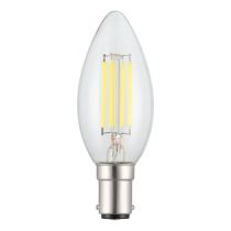 Filament Candle Clear 4W LED B15 Dimmable / Warm White 206436