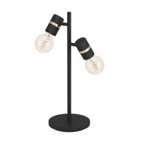 Lurone 2 Light Table Lamp Black 900178N