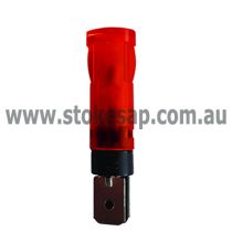 RED ROUND NEON INDICATOR