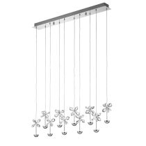 Pianopoli 25W LED Pendant Chrome / Warm White - 93663