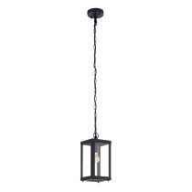 Alamonte 1 Square Hanging Outdoor Lantern Black - 94788