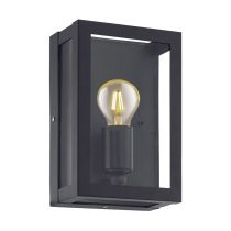 Alamonte 1 Industrial Outdoor Wall Light Black - 94831