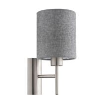 Pasteri Wall Light Satin Nickel / Grey - 96373