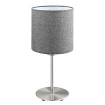 Pasteri Table Lamp Satin Nickel / Grey - 96376N