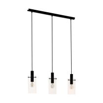 Montefino 3 Light Pendant Black - 97367